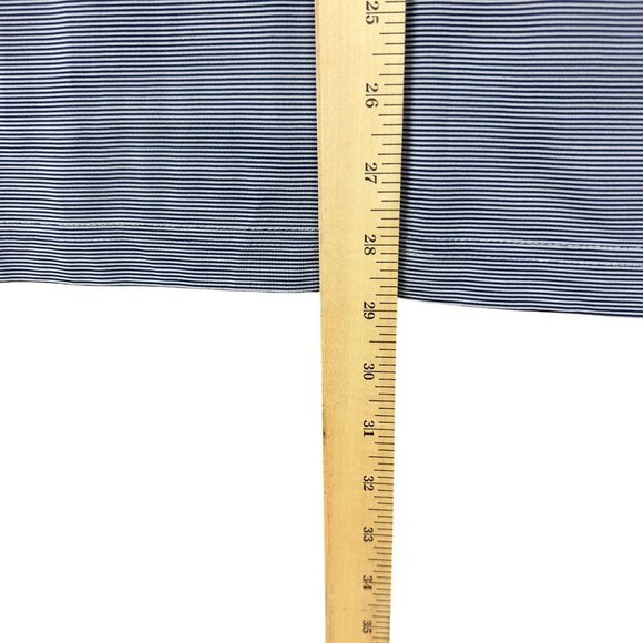 Oobe Team Style Polo Shirt Men M  Gray Repreve Striped Eco-Friendly - Picture 7 of 8